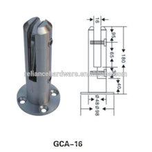 Guangzhou Glass Hardware Frameless Floor Mount acero inoxidable montaje piscina barandilla piscina valla espita